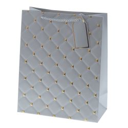 GAEM Пакет подарочный M (бумага 210г/м2, блок 12шт), L26 W12 H32 см, 8в.