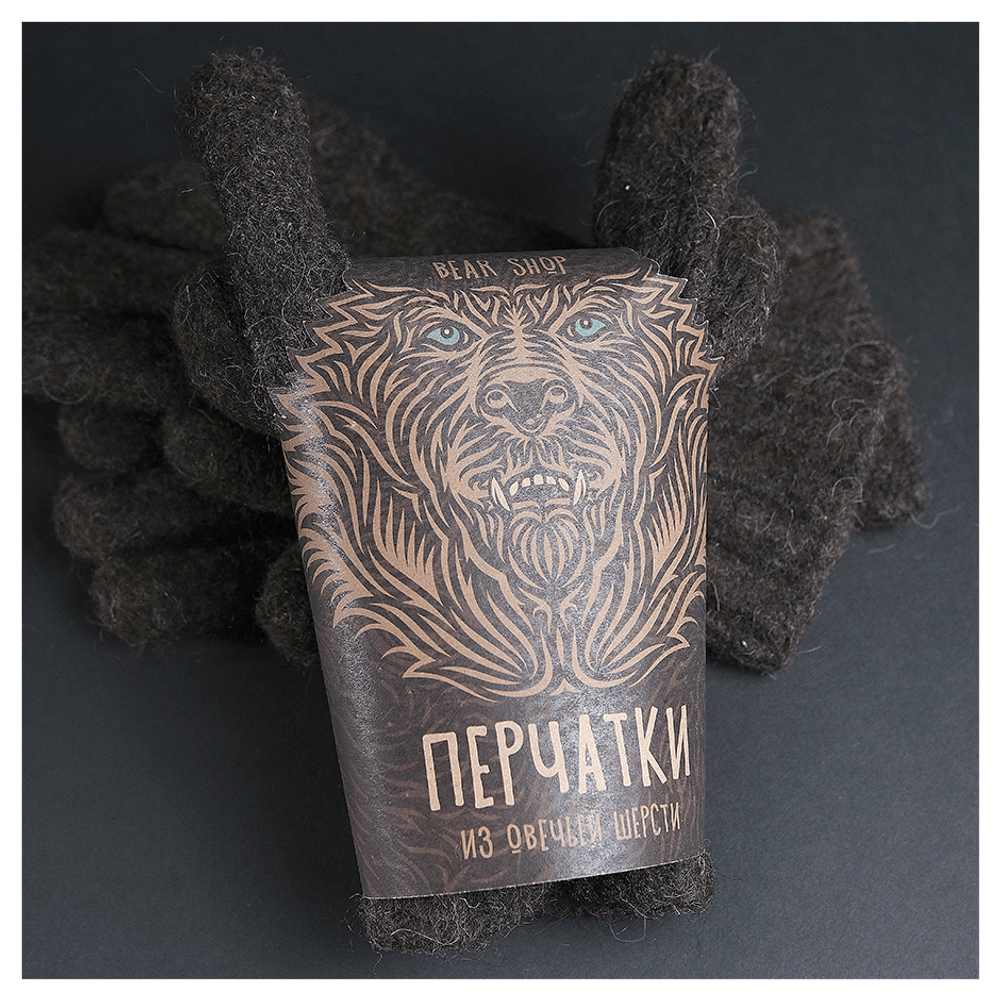 Шерстяные перчатки «Зимние вечера»