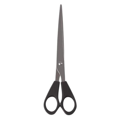 Ножницы 180 мм, чёрные "Basic" (STAFF)