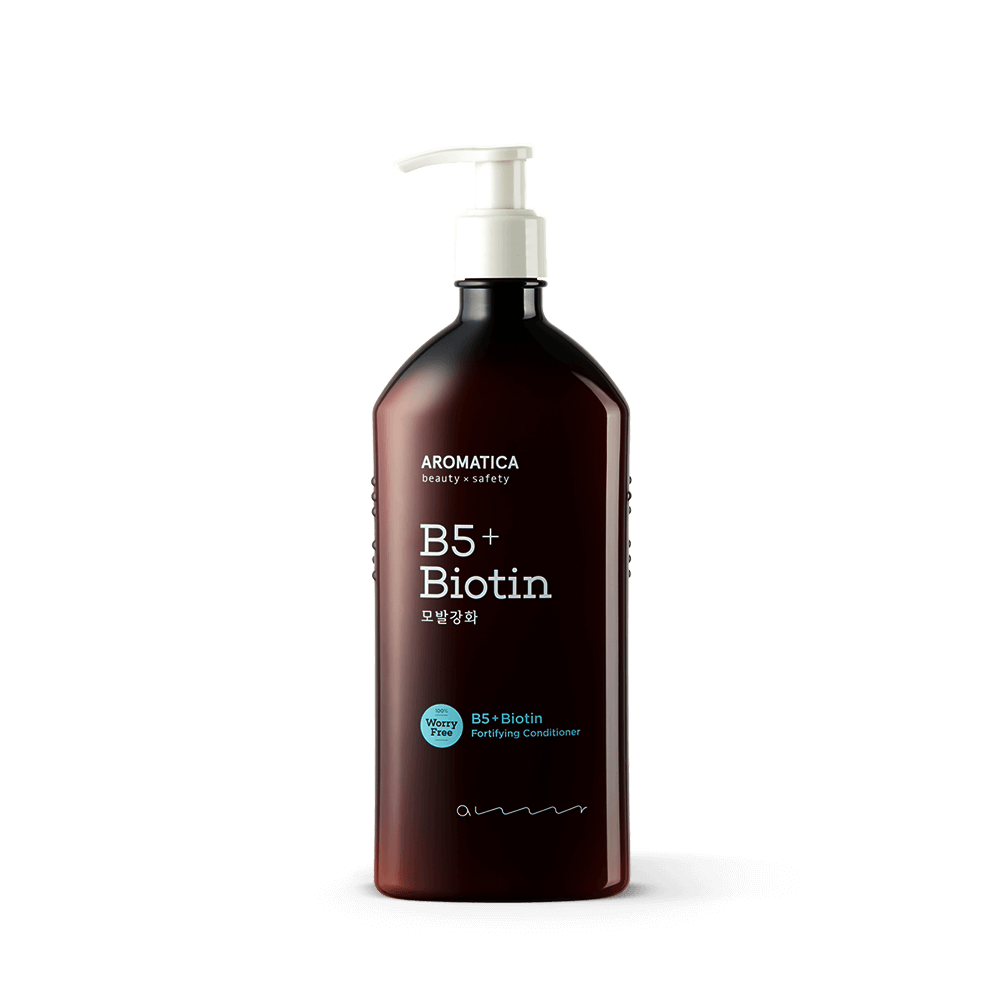 Aromatica B5+biotin fortifying conditioner - Бессиликоновый укрепляющий кондиционер с биотином