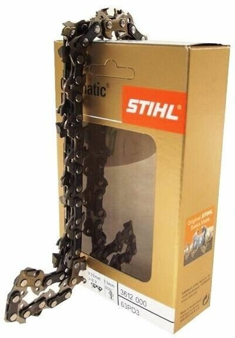 Цепь STIHL 63 PD3 52 3/8"-1,3-52шт (3612-006-0052)