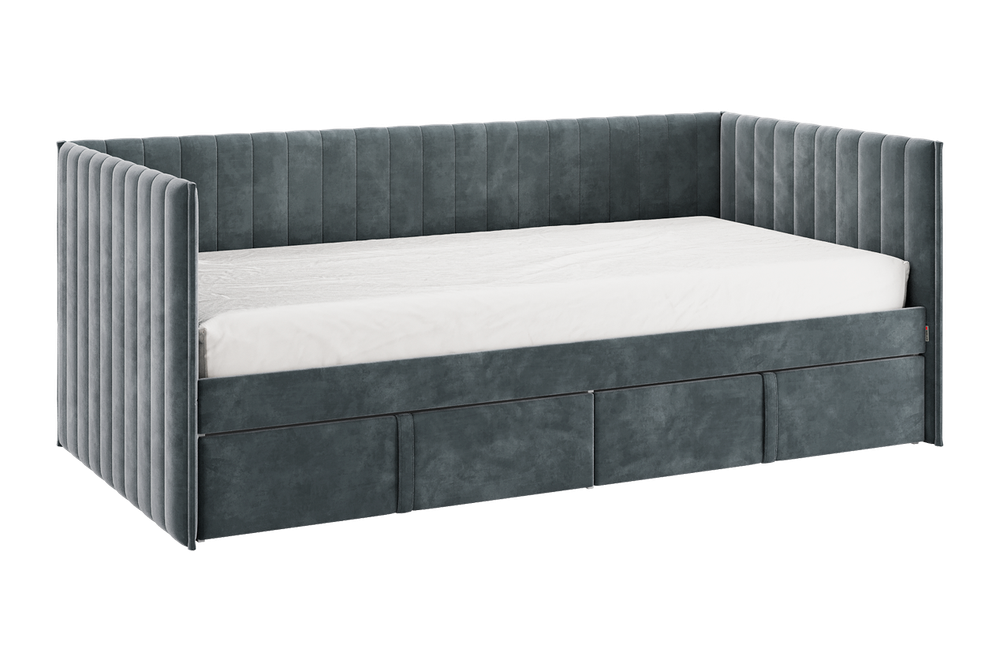 Кровать софа с ящиком Твикс 900*2000 (велюр) МФ Мебельсон, г. Ижевск