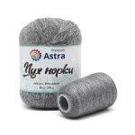 Пряжа Astra Premium (Астра Премиум) Пух норки / уп.1 мот. по 50 г, 290 м, 047 пепельный