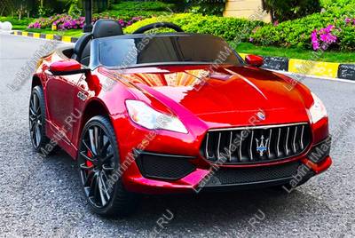 Детский электромобиль "Maserati" красный