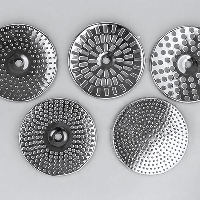 Машинка для протирки пюре+5 дисков «Проотель»;сталь нерж.;D=185/105,H=94мм;металлич. (Цвет: серебристый)