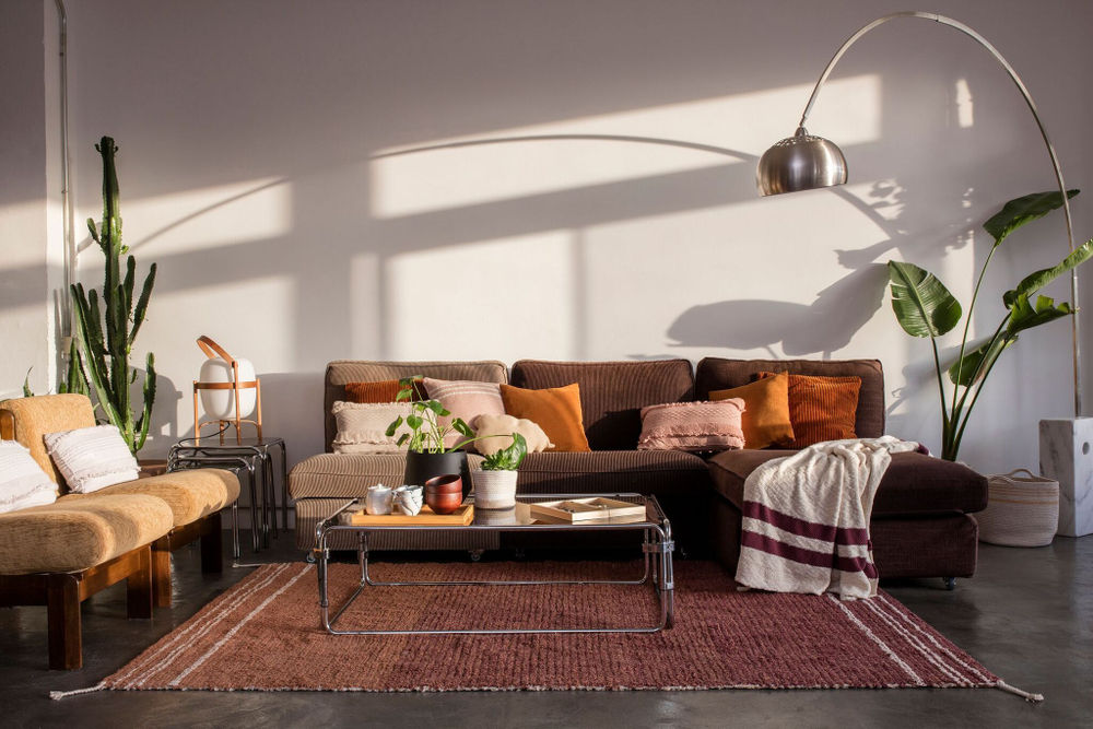 Двусторонний стираемый ковер Lorena Canals Twin Toffee L (170 x 240 см)