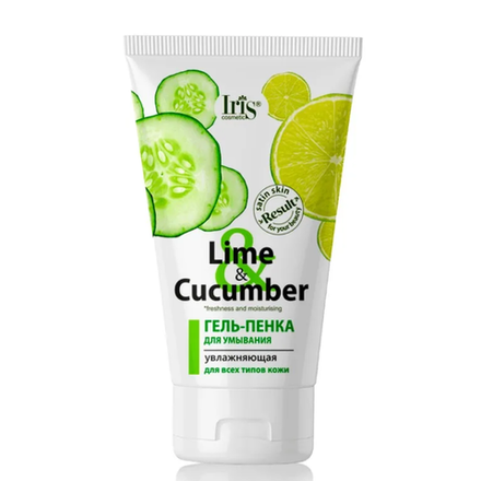 Гель-пенка для умывания IRIS Lime&Cucumber 150 мл
