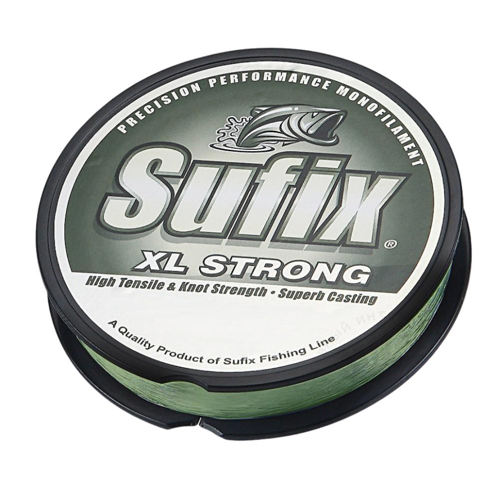 Леска монофильная SUFIX XL STRONG платина 100 м, 0,16 мм, 2,2 кг