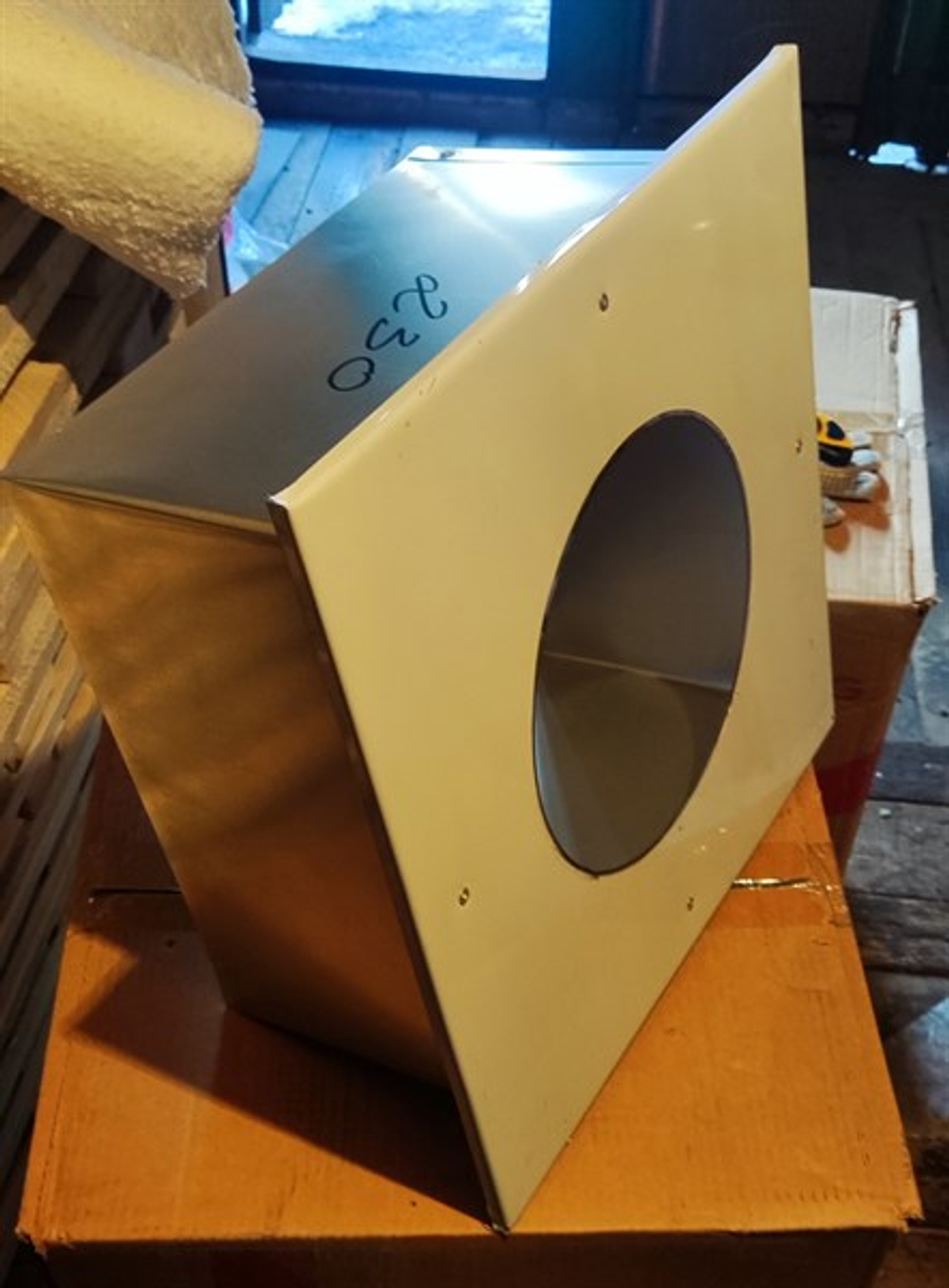 Потолочно-проходной узел ППУ 150 мм. нерж. ECOFLUE