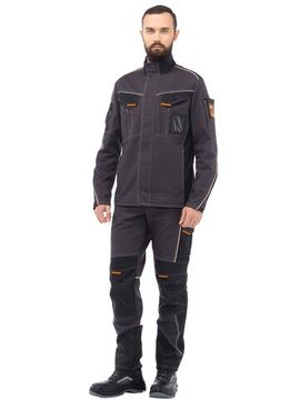 Костюм "Армор"брюки  (т.серый/черный)