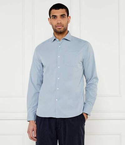 Рубашка Wide Spread Oscar Jacobson - голубой(12487916)