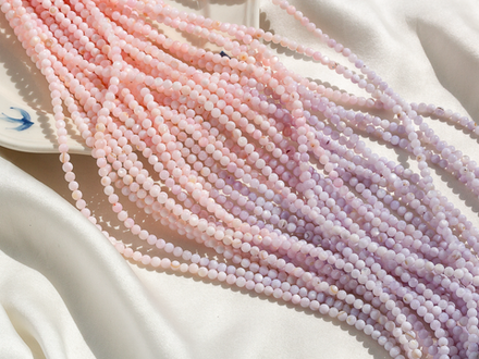 Нить бусин из перламутра градиент, 4мм гладкие