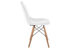Деревянный стул Kvadro 1 white / wood