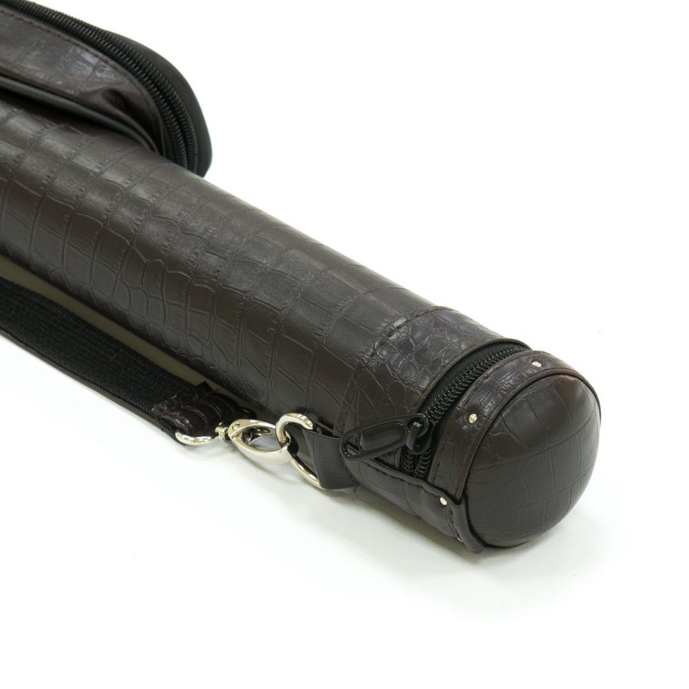 Тубус для кия Action 1/1 93 см темно-коричневый (кроко), карман 23 см