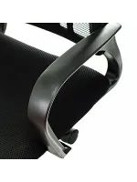 Кресло BRABIX "Fly MG-396", с подлокотниками, сетка, черное, 532083