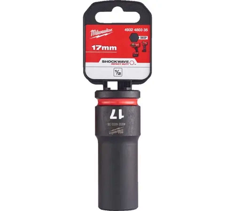 Головка 1/2" ударная удлиненная SHOCKWAVE™ 17мм GEN II