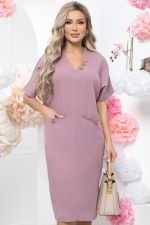 Платье "Асель" (пудра) П5518 LT Collection