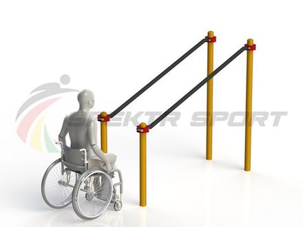 Брусья параворкаут параллельные в подъем GTO-D03_76mm