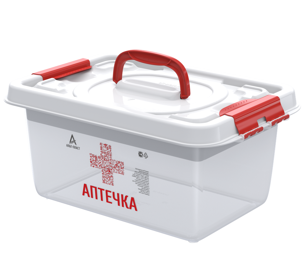 Бокс-Аптечка 8л с вкладышем