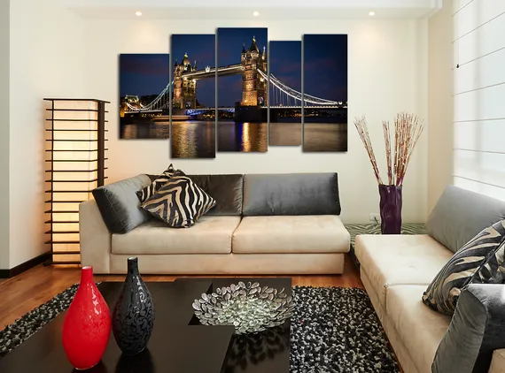 Модульная картина "Мост в Лондоне"