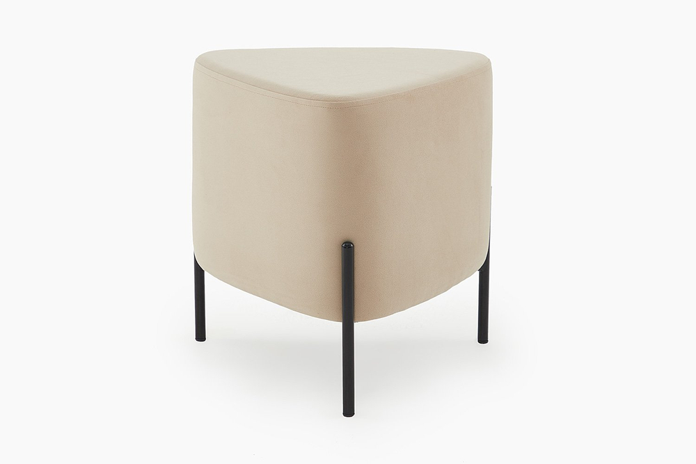 Пуф Gloria треугольный Бежевый