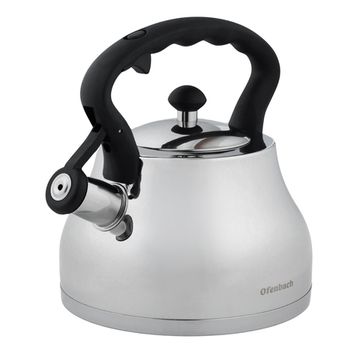 Чайник 2,7 л. из нержавеющей стали со свистком Ofenbach NB 100313WH