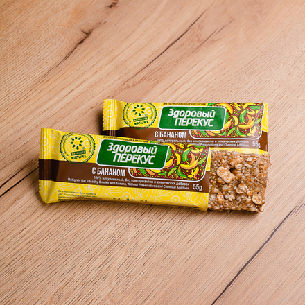 Батончик "Здоровый перекус" с бананом