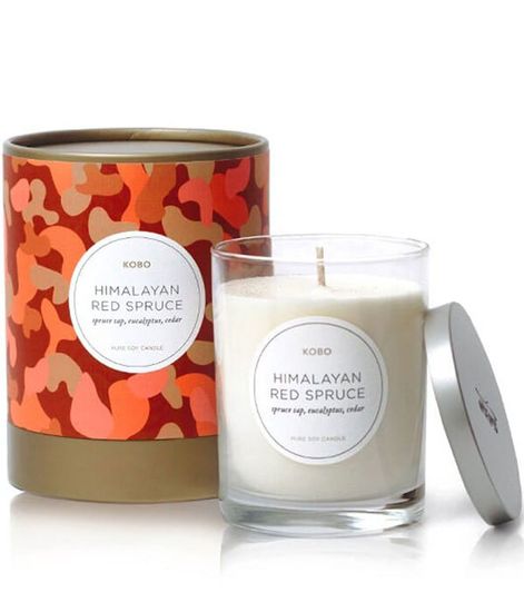 Himalayan Red Spruce, свеча Camo, Kobo Candles