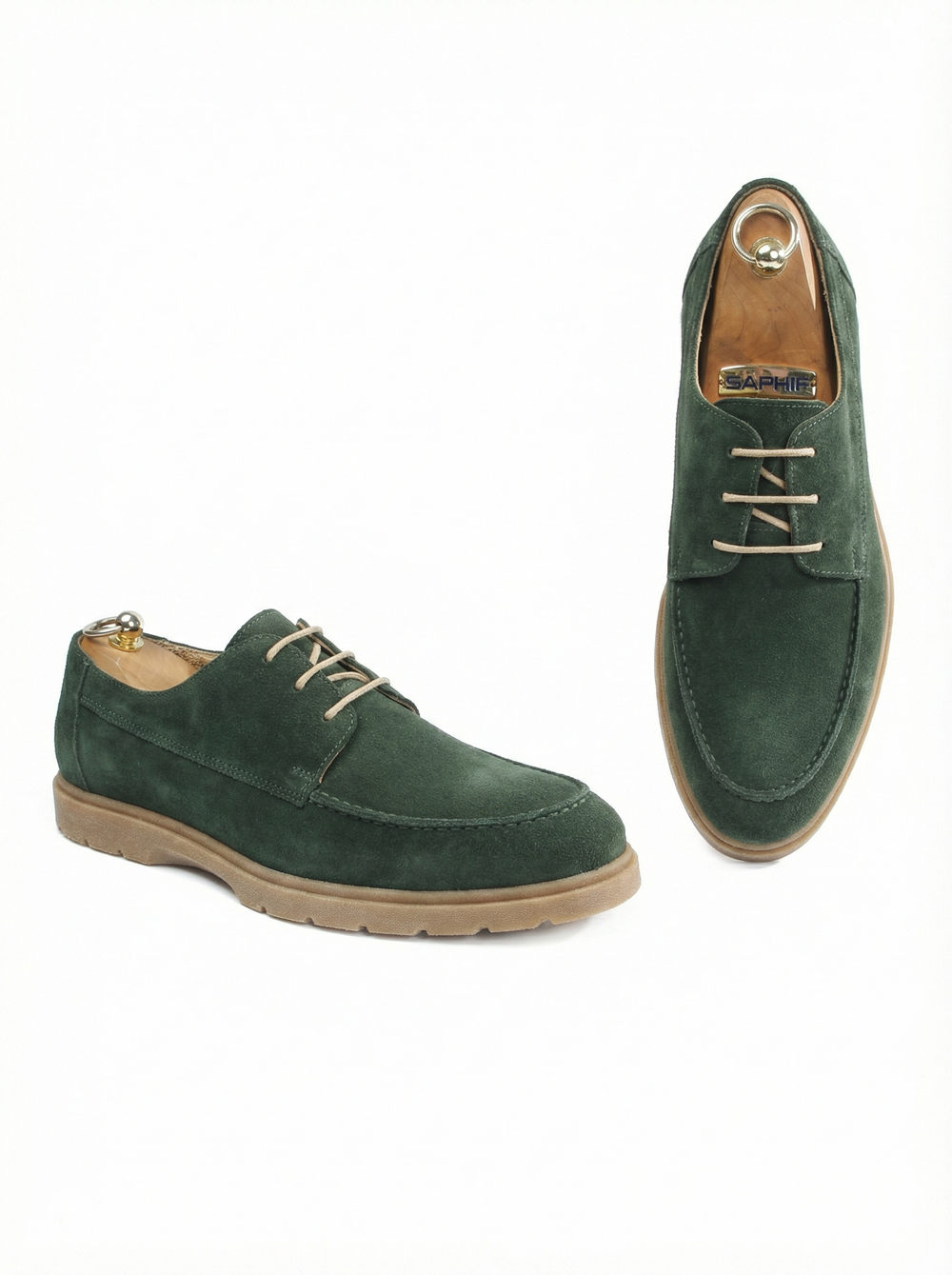 Лоферы V599зелн