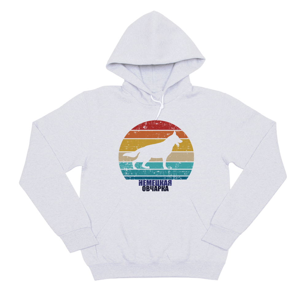 Толстовка "Овчарка в круге"