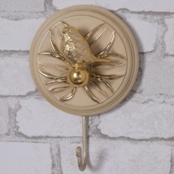 Настенный крючок Птичка Зарничка Дримс Айвори