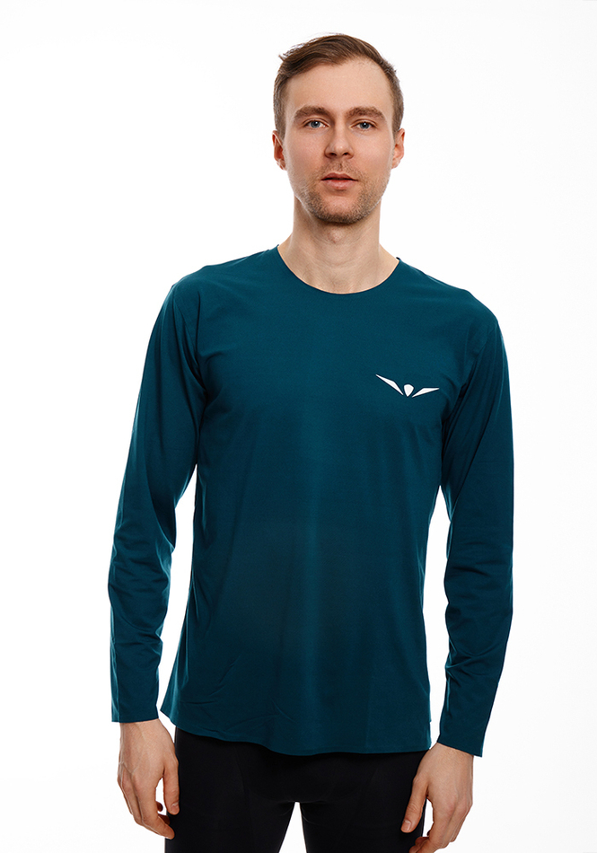 ЛОНГСЛИВ УТЕПЛЕННЫЙ МУЖСКОЙ WARM LONG SLEEVES TEE | TEAL