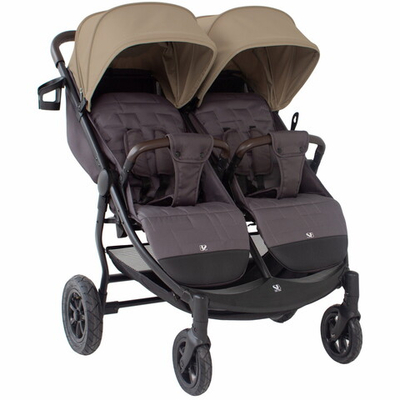 Детская прогулочная коляска для двойни Sweet Baby Donna Beige