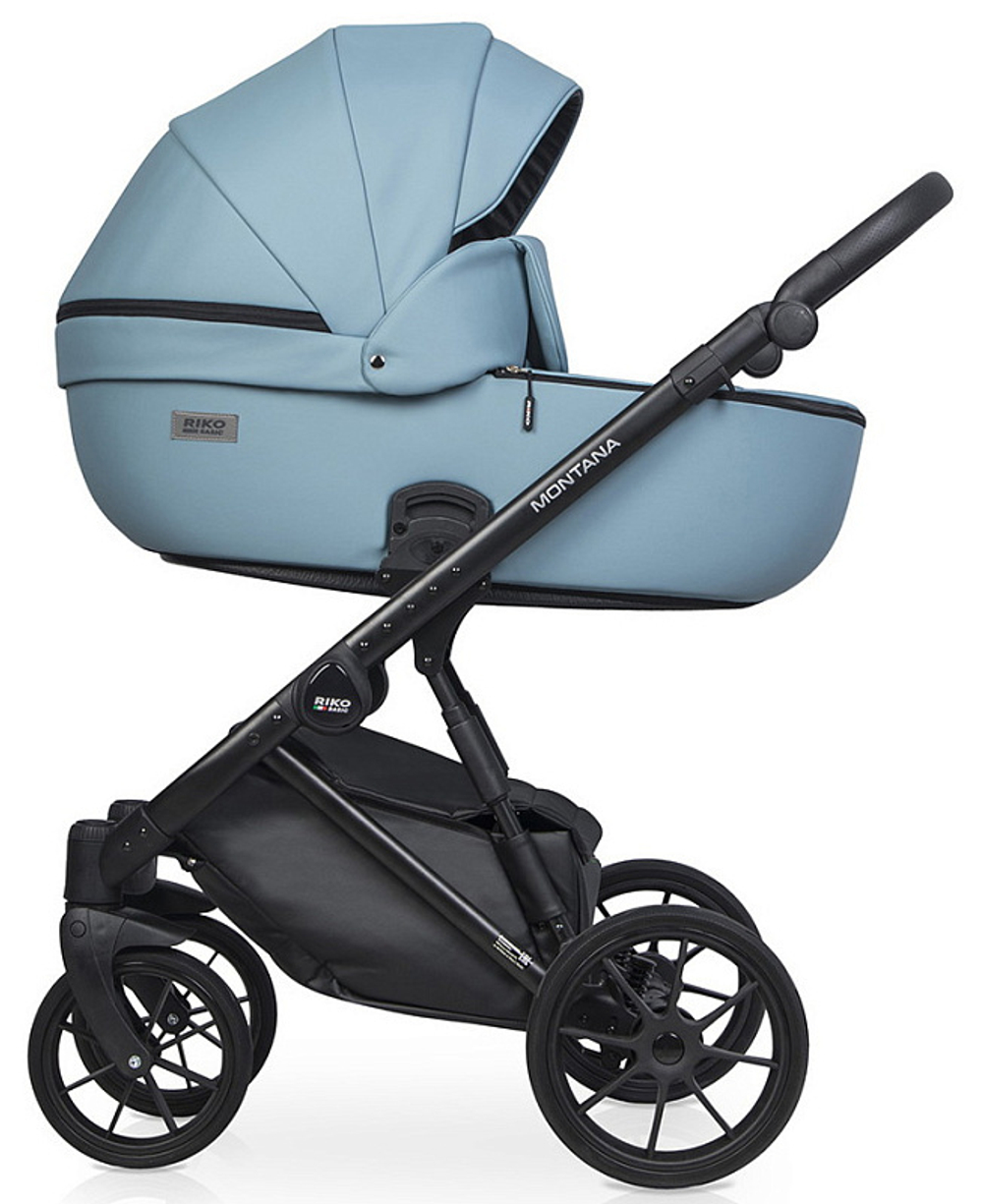 Детская коляска Riko Basic Montana Ecco 2 в 1 16 Blue