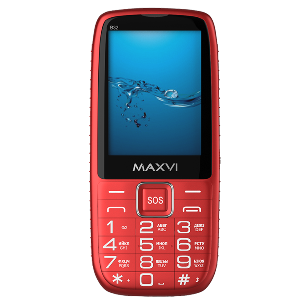 Сотовый телефон Maxvi B32 Red