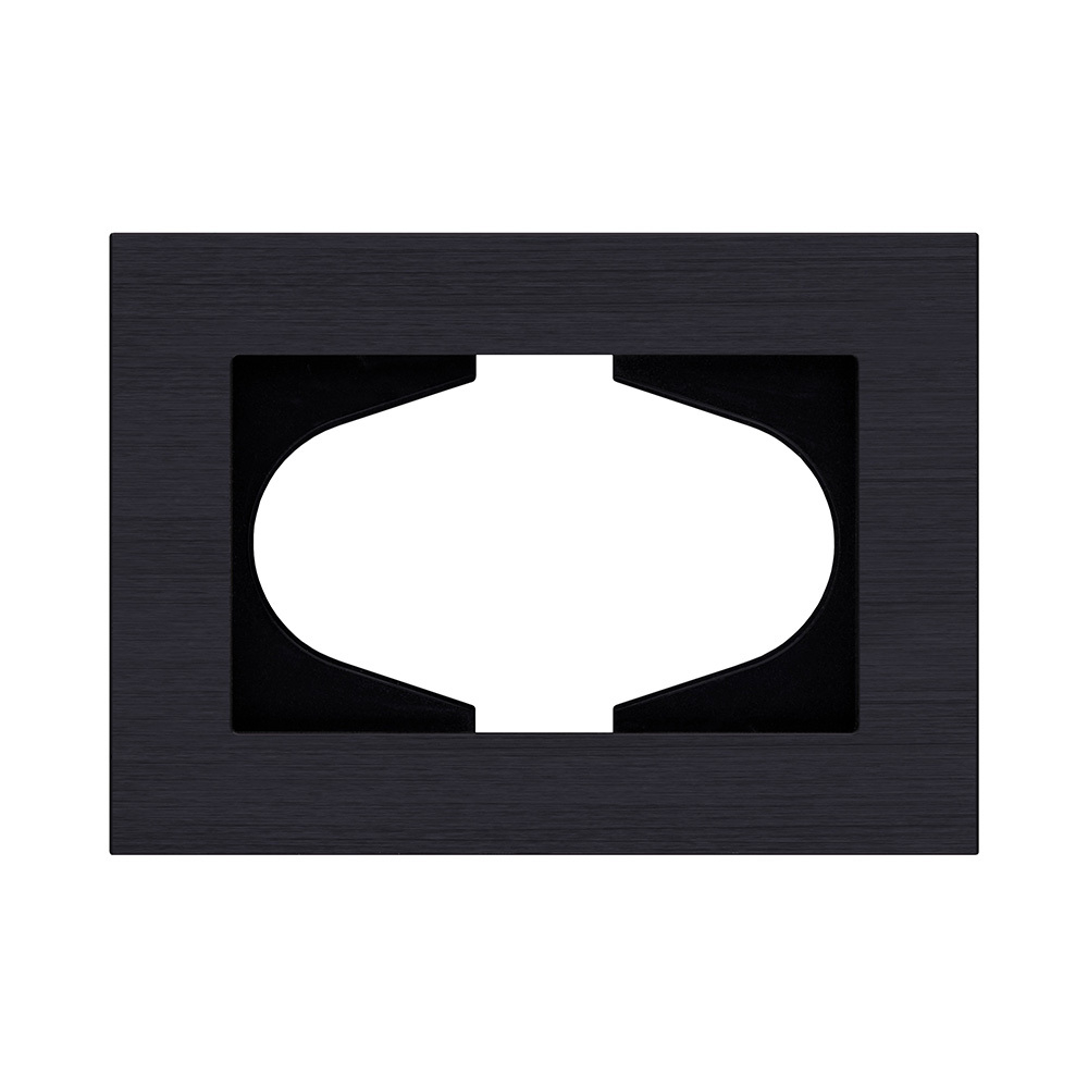 Рамка для двойной розетки, черный Kollinger Reflex AL RA120BK