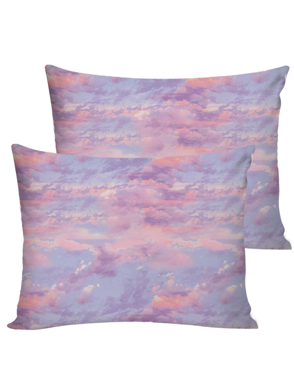 Постельное белье Сказка "Небеса" евро наволочки 50х70 2шт Простынь на резинке 180х200 см Пододеяльник 200х215 см перкаль