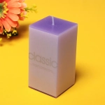 Свеча «Classic» 5*5*10см цвет лавандовый ZD-143