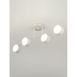 Светильник настенно-потолочный спот Rivoli   7080-704 4хGX53 15 Вт поворотный