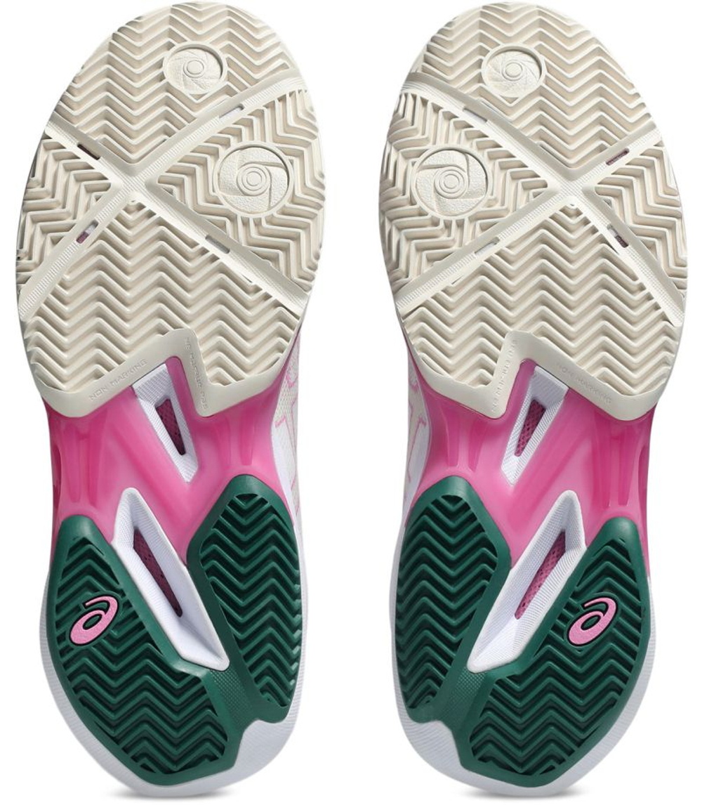 Женские кроссовки для Падел Asics Sonicsmash FF - white/jewel green