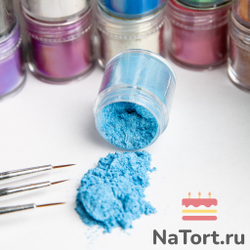 Краситель сухой перламутровый Bakerika «Голубая искра» 4 гр