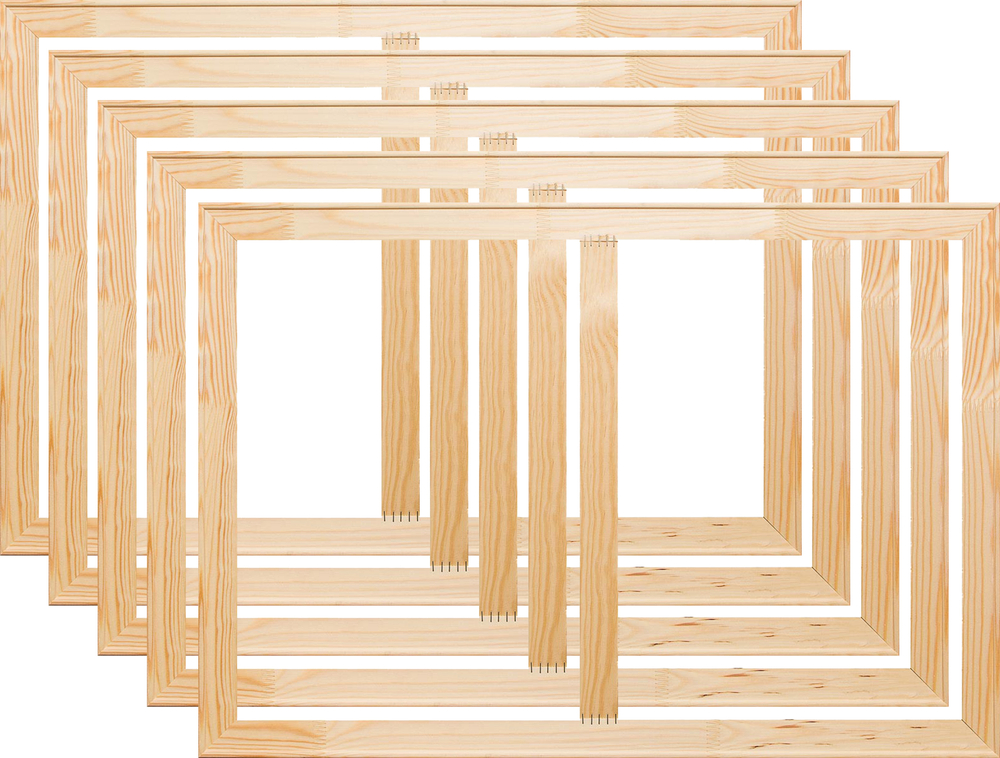Глухой подрамник 65x85 см. (с перекладиной) сеч. 40х18 мм. (5 штук)