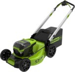 Газонокосилка аккумуляторная GREENWORKS GD60LM51SP 60V, самоходная, бесщеточная, без АКБ и ЗУ 2514307