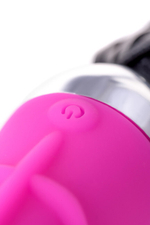 Вибратор Toyfa Black & Red с плеткой (6 режимов) розовый (Цвет: розовый)