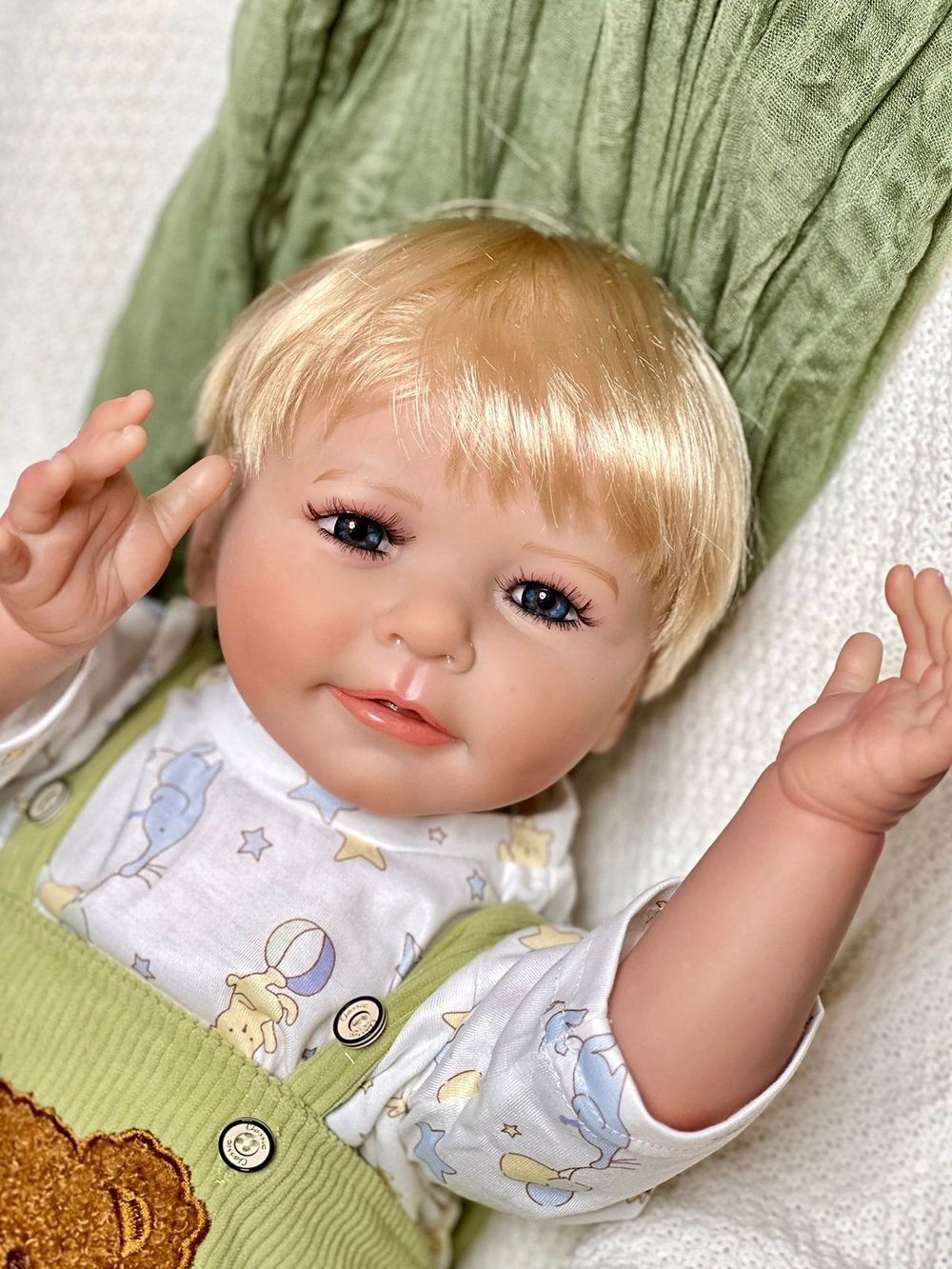 Кукла Реборн мягконабивная 55см в пакете (FA-575A)