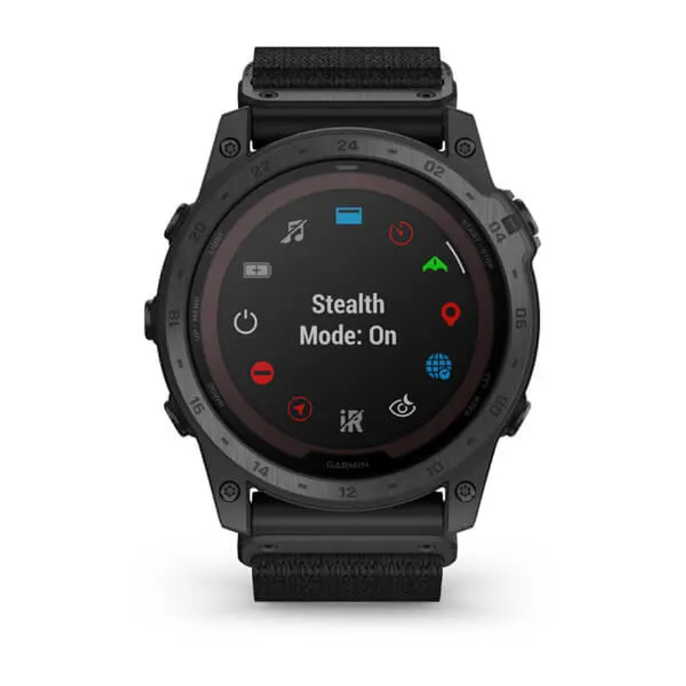 Смарт часы Garmin Tactix 7 Pro Ballistics Edition с черным нейлоновым ремешком