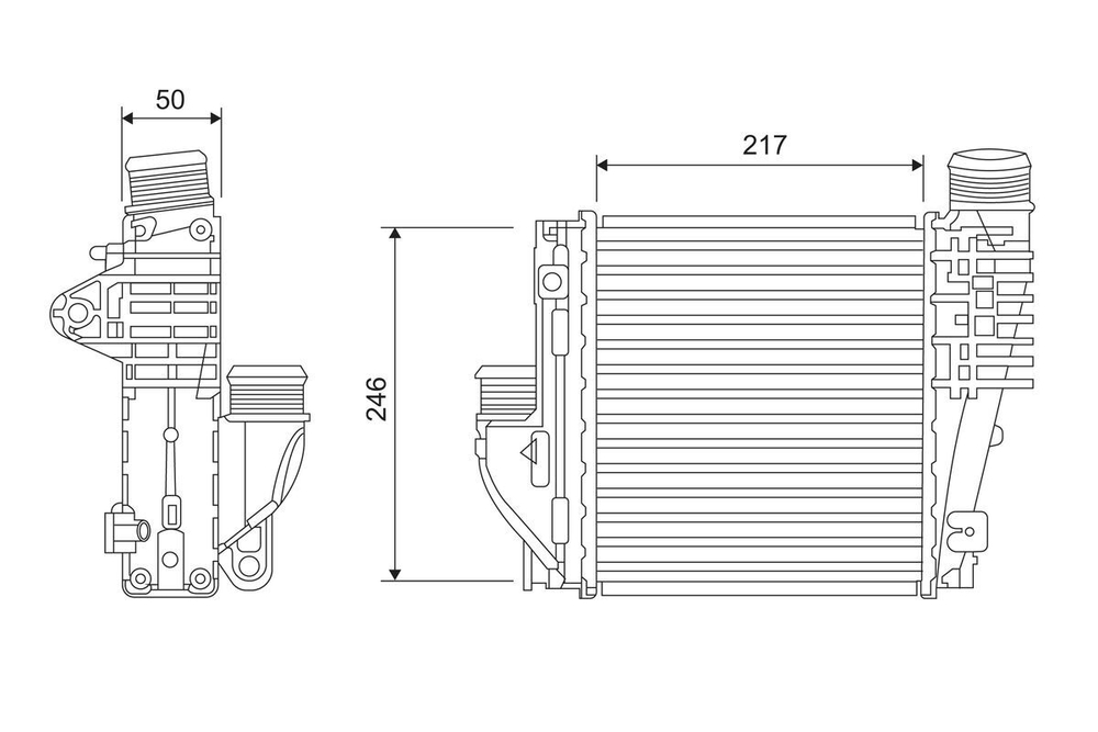 VALEO - 818290-VAL - Intercooler, charger