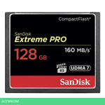 Карта памяти SanDisk Extreme Pro CF 128GB (SDCFXPS-128G-X46)
