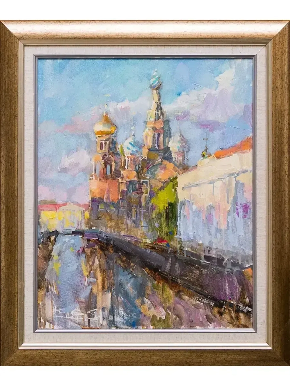 Картина маслом Спас-на-Крови Сухоплюев