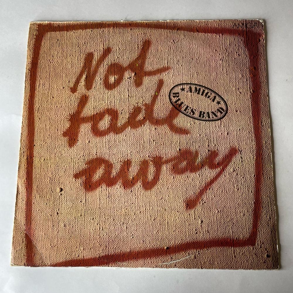 Винтажная виниловая пластинка LP Amiga Blues Band Not Fade Away (ГДР 1983)